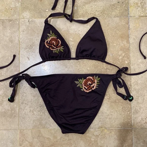 Becca by Rebecca Virtue Bathing Suit Size M - Picture 2 of 4